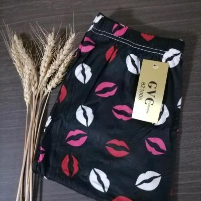 شلوارک نخی گیاهی وارداتی شلوارک گیاهی زنانه شلوارک دخترانه-150430