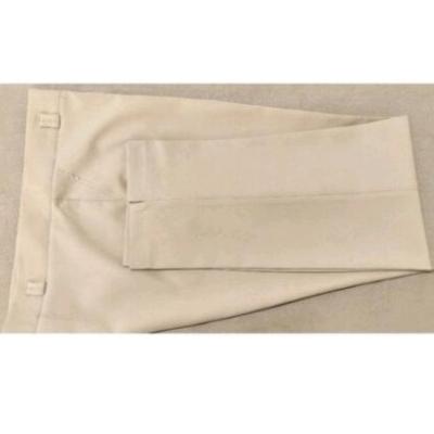 شلوار زنانه کرپ مازراتی راسته ،چاک دار ، مجلسی ، اداری رنگ کرم