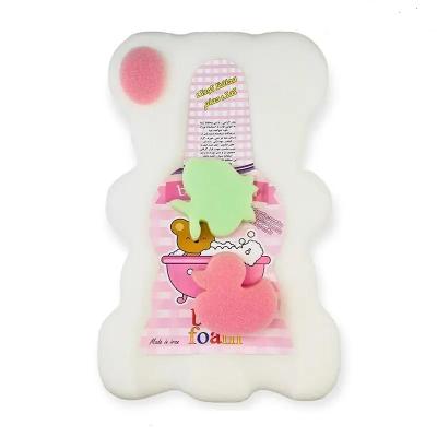 ابر وان محافظ و کمک حمام کودک و نوزاد اسفنجی ( سفید )