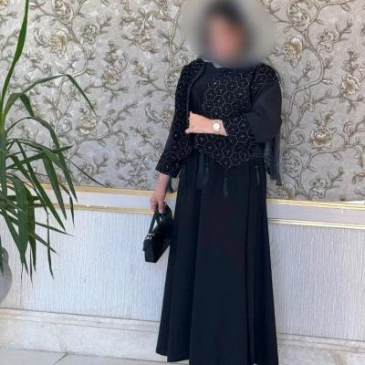 مانتو مجلسی کرپ مدل جنس زیره مازراتی رویه مخمل سارافون کت