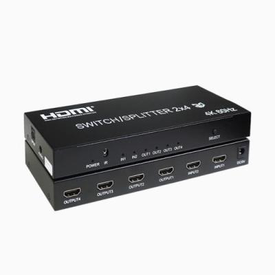 سوییچ اسپلیتر HDMI 2x4 کی نت KSS24