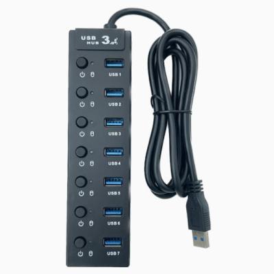 هاب 7 پورت USB 3.0 کلید دار کی نت K-HUAMH907