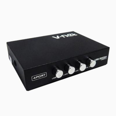 سوئیچ 4 پورت USB دستی وی نت V-SWUSBM04