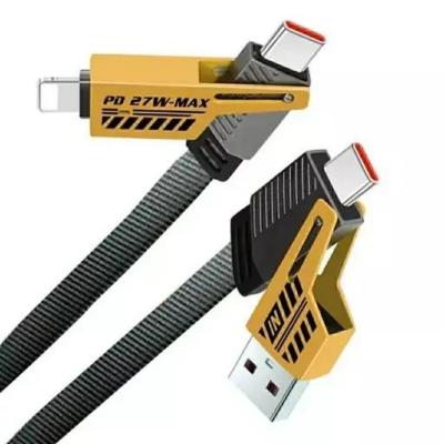 کابل شارژ فست اندروید و اپل 4 کاره