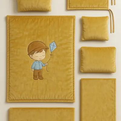 ست خواب نوزادی 7 تکه طرح دلخواه