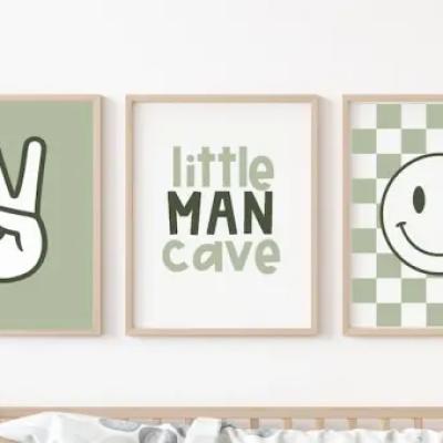 قاب سه تکه طرح LITTLE MAN