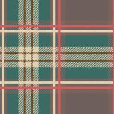 پارچه پترن طرح چهارخونه رنگی برند رسام