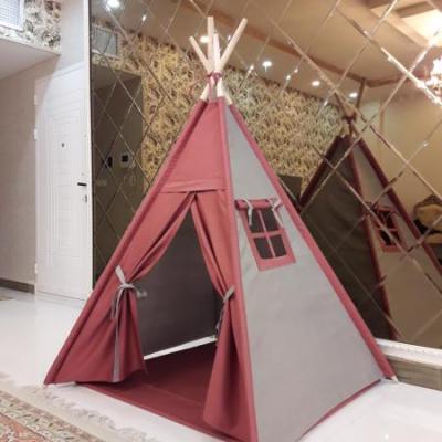 چادرسرخپوستی طرح صورتی برند نگارکیدز