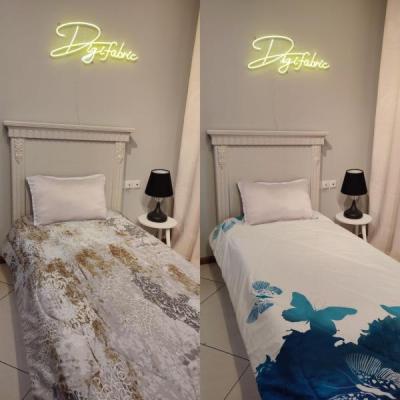 لحاف یک نفره طرح پروانه و پتینه