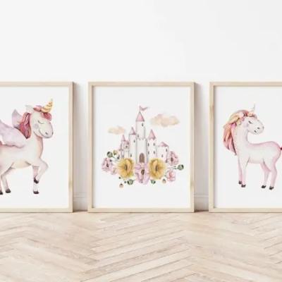 قاب سه تکه طرح یونی کورن