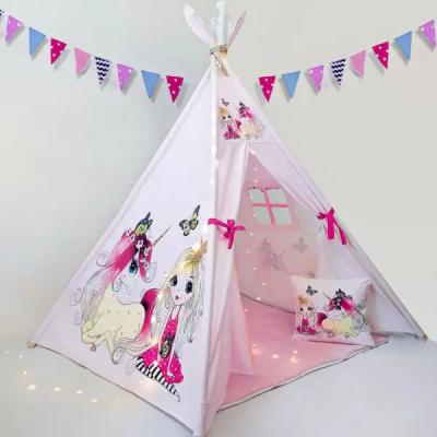 چادر سرخپوستی طرح یونیکورن مهربون برند نگارکیدز