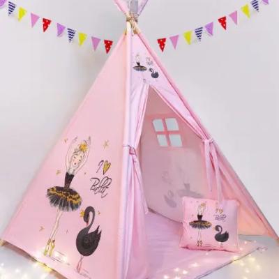 چادر سرخپوستی طرح بالرین مشکی برند نگارکیدز