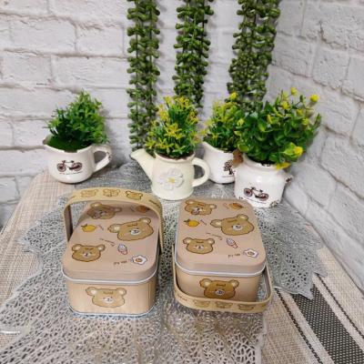 جعبه فلزی طرح خرسی