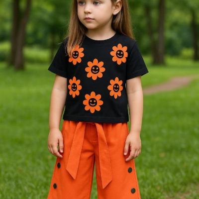 ست کراپ و شلوارک دخترانه