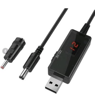 کابل افزاینده ولتاژ 5 ولت به 9 و 12 ولت - مناسب کارتخوان و مودم