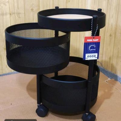 سبد سیب زمینی 2.5 طبقه گرد متحرک