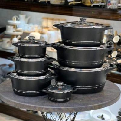 قابلمه ام جی اس سایز 20 چدن گرانیت