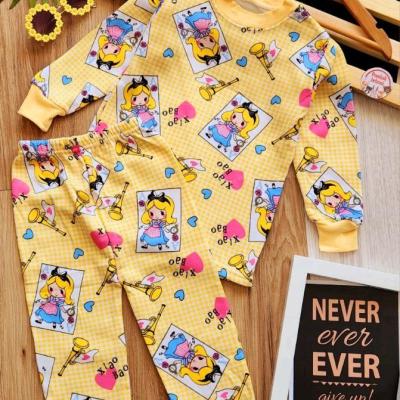 ست دو تکه وارداتی تو کرک دخترانه سایز 40 45