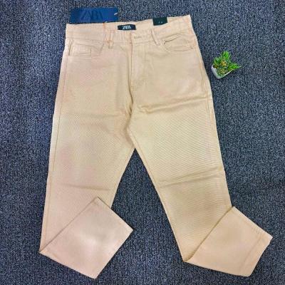 شلوار کتان مام فیت کرم با سایز بندی 38 تا 48