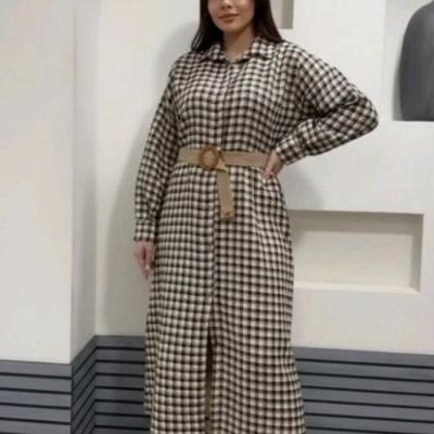 مانتو بافت پشمی مدل مانتو پاییزه و زمستانه ضخیم پارمیدا