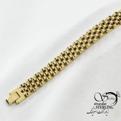 دستبند مردانه رولکس مارک استیل کد 18460