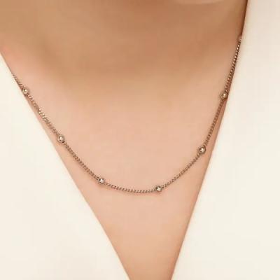 زنجیر زنانه ژوپینگ طرح کارتیر 44سانتی