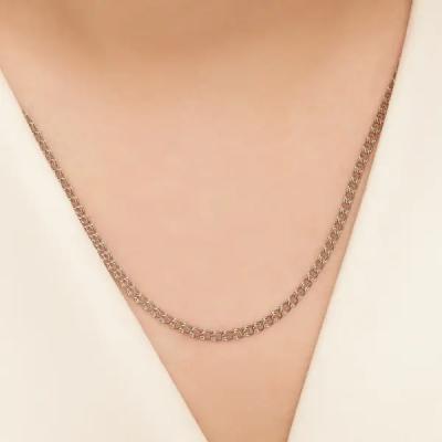 زنجیر زنانه ژوپینگ مدل کارتیر حلقه 60 سانتی