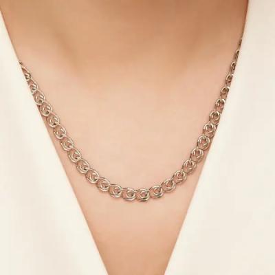 زنجیر زنانه ژوپینگ مدل کارتیر حلقه 60 سانتی