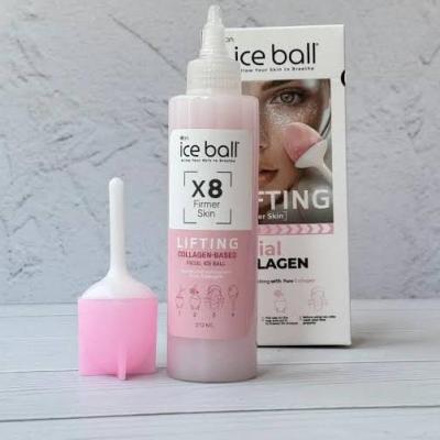 ژل آبرسان کلاژن لیفتینگ صورت آیس بال