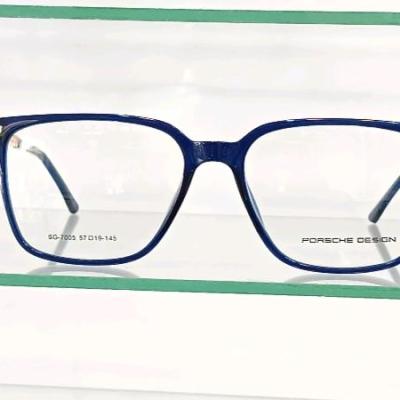 عینک سایز بزرگ مردانه رنگ سرمه ای براق مایل به مشکی