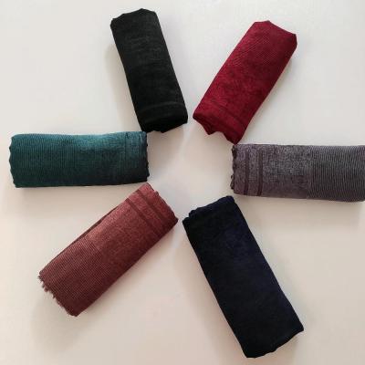 شال مخمل کبریتی پائیزه