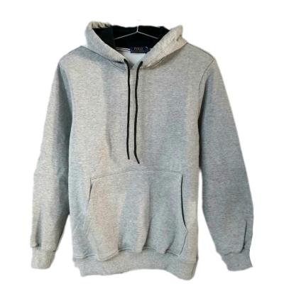 هودی مردانه ساده بیسیک طوسی ملانژ