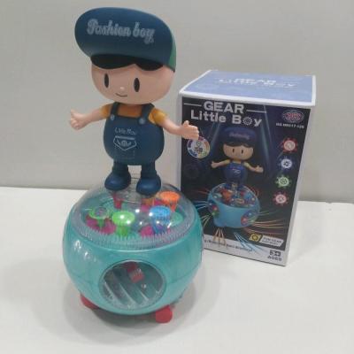 اسباب بازی ربات موزیکال پسر رقصنده چرخ دنده ای