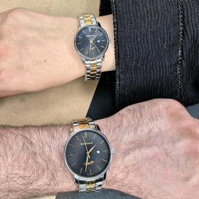 ساعت ست سویستراک صفحه مشکی