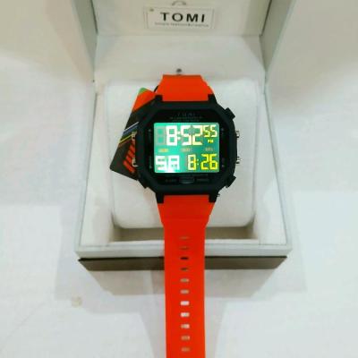 ساعت TOMI زنانه و مردانه ضدآب اسپورت اورجینال مدل TM-3008G