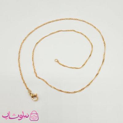 زنجیر زنانه سنگاپوری برند ژوپینگ ظریف 45 سانت کد 1091