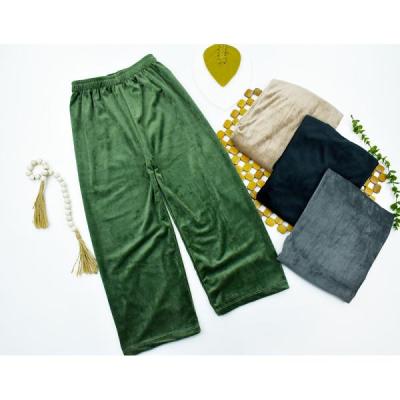 شلوار مخمل بگ دخترانه 7 تا 11 سال کد 10634