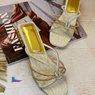 صندل زنانه و دخترانه پاشنه 4 سانت مدل سلن