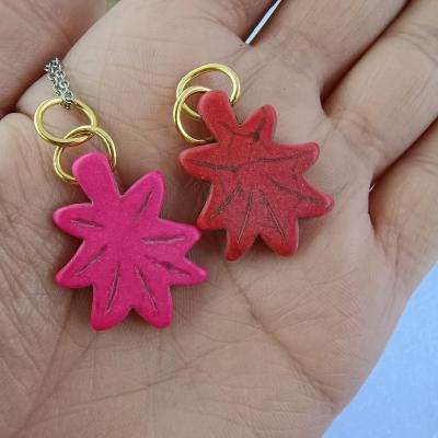 گردنبند دخترانه طرح برگ 103