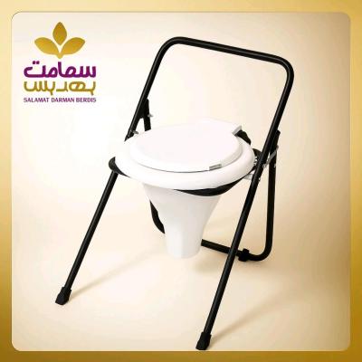 توالت فرنگی تاشو همراه باقیف پلاستیکی مدل کلاسیک