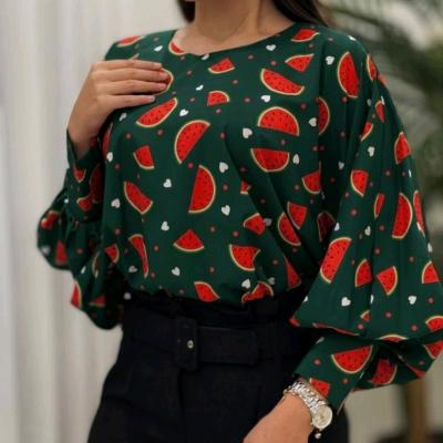 شومیز یلدایی هندوانه در دو طرح(موجودی سوال شود)