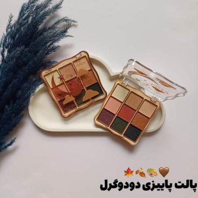 پالت سایه 9 رنگ طرح ماه و ستاره برند D.Do Girl