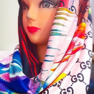 روسری ساتن مجلسی