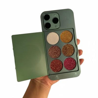 پالت سایه گلیتر، رژ گونه و هایلایتر آیفون