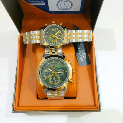 ساعت ست مردانه و زنانه الگانس ELEGANCE ژاپن سه موتوره فعال فول تایم