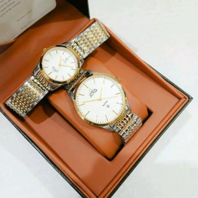 ساعت مچی ست مردانه و زنانه اومگا OMEGA مدل 2123G ژاپن