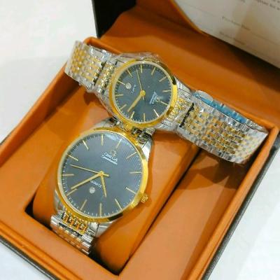 ساعت مچی ست مردانه و زنانه اومگا OMEGA مدل 2123G ژاپن