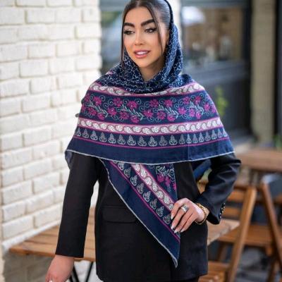 روسری سیااسکارف دستدوز قواره 140