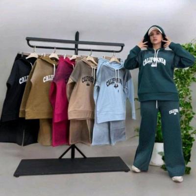 ست هودی شلوار دورس تو کرک دار