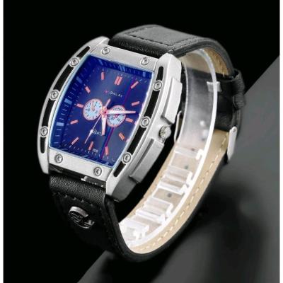 ساعت مردانه اسپرت Gusalai بندچرم مشکی